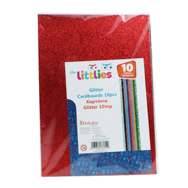 Χαρτί Χειροτεχνίας Glitter A4 10Φ The Littlies