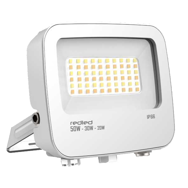 Λευκός Προβολέας Επιλογής 20-30-50W & CCT 3000k-4000k-6000k IP66