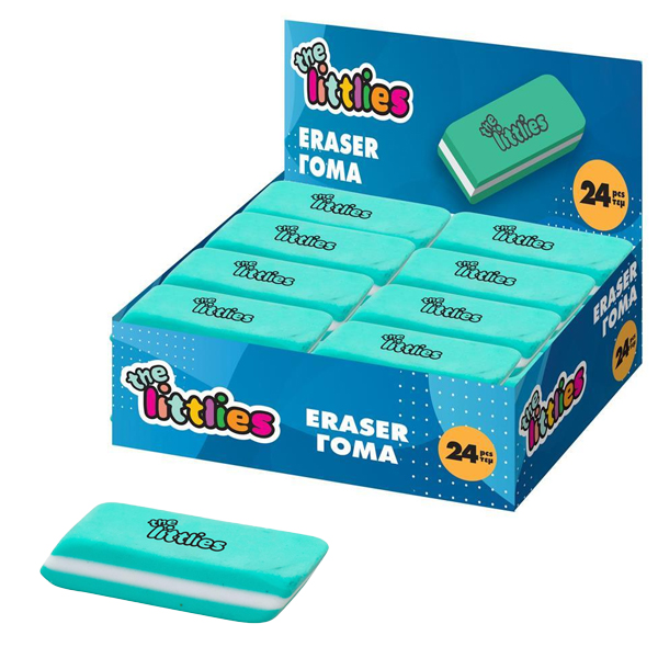 The Littlies Γόμα Πράσινη 24τεμ.
