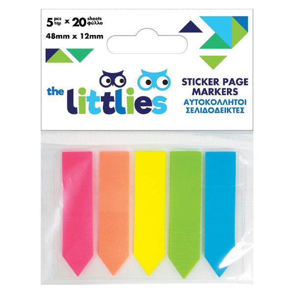 The Littlies Σελιδοδείκτες Βέλη 48x12mm 12τεμ.