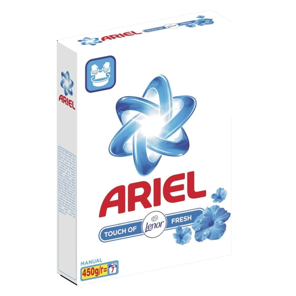 Ariel Σκόνη Χειρός 450gr (Touch of Lenor)