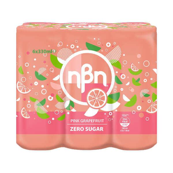 ΗΒΗ Pink Grapefruit Χωρίς Ζάχαρη (6x330ml)