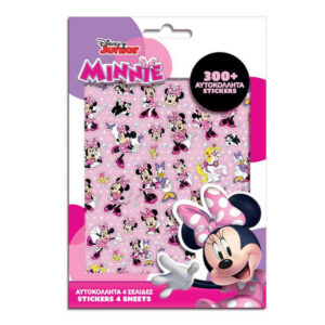 Αυτοκόλλητα Disney Minnie Mouse Μπλοκ 300 τμχ, 14,5x21,5 εκ