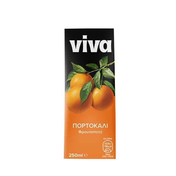 VIVA Πορτοκάλι Φρουτοποτό 250ml