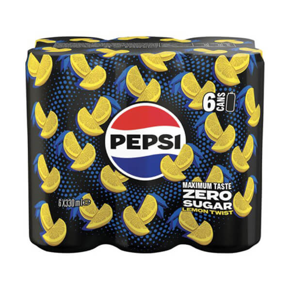 Pepsi Twist 6x330ml (Λεμόνι) (Zero Sugar)