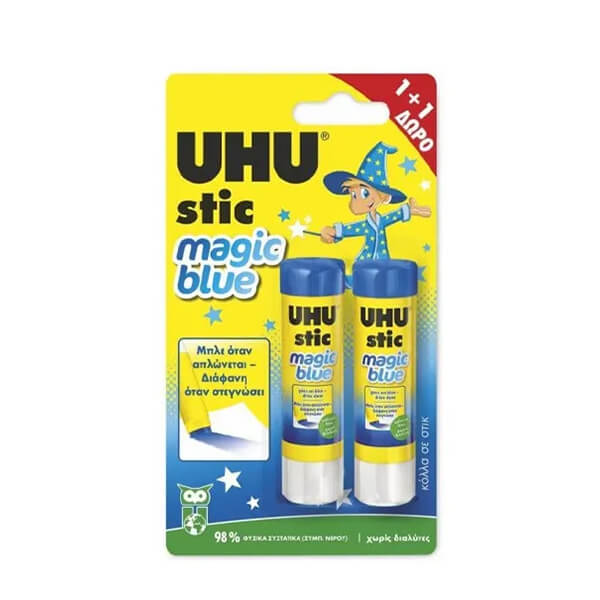 UHU Κόλλα Stic Magic 2x8.2gr