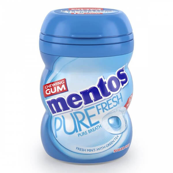 Mentos Pure Fresh Medium Bottle (4x60gr.) - Freshmint