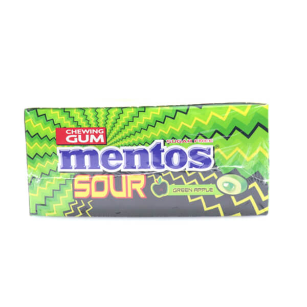 Mentos Pure Fresh Curvy Pocket Bottle (28gr x 12τεμ) - Sour Green Apple