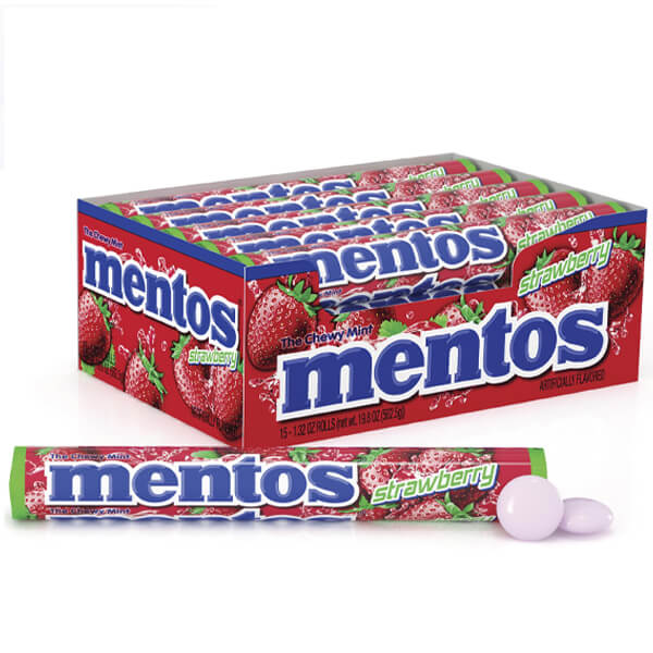 Mentos (20x38gr) Strawberry