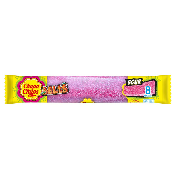 Chupa Chups Belts (16x58gr.) (Sour Strawberry)