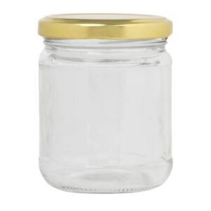 Uniglass Βάζο Με Πώμα Χρυσό 212cc (12τεμ.)