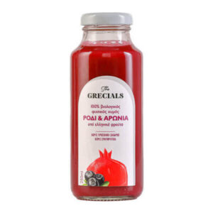 Grecials Χυμός Ροδιού και Αρώνια 250ml (Γυάλινο)