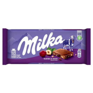 Milka Σοκολάτα 90gr (Raisins & Hazelnuts)