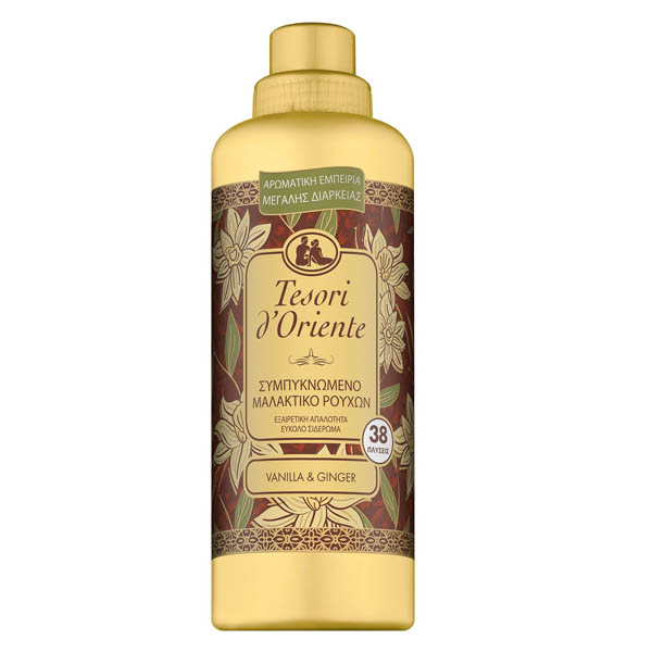 Tesori Συμπυκνωμένο Μαλακτικό 760ml (Vanilla & Ginger)