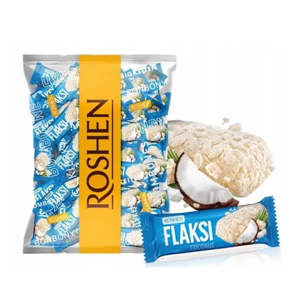 Roshen Flaksi 500gr (Καρύδα)