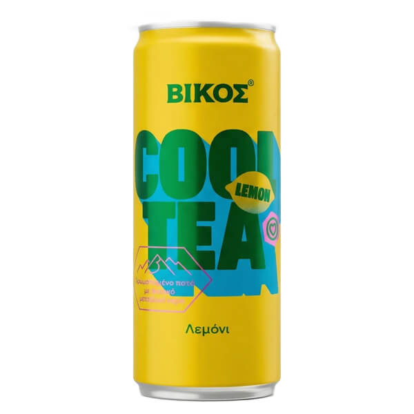 Βίκος Cool Tea Κουτί 330ml Λεμόνι