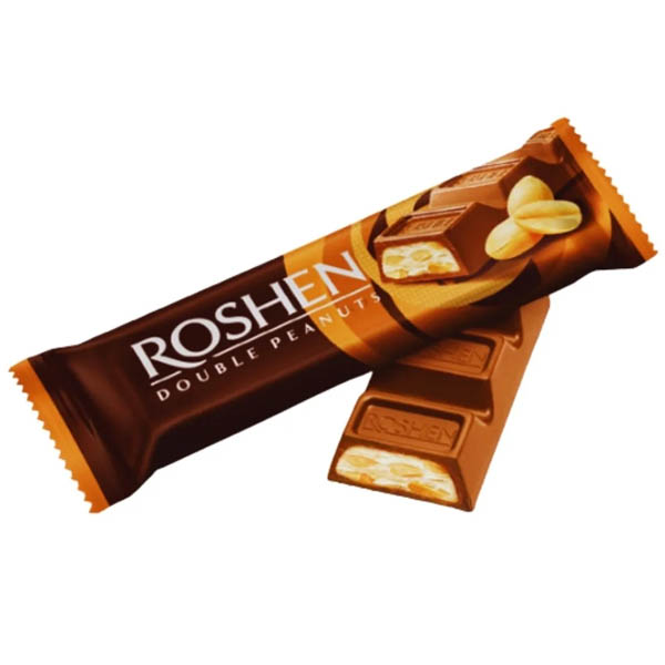 ROSHEN Μπάρα Σοκολάτας 29gr (Γάλακτος με Φυστίκια και Κρέμα Φυστικιού)