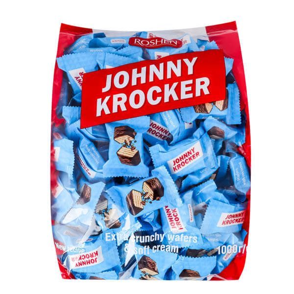 Roshen Johnny Krocker Γκοφρετάκια 1kg (Καρύδα)