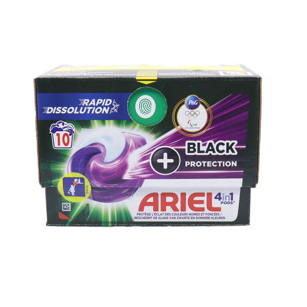 Ariel Pods Πλυντηρίου Ρούχων 10τεμ. Black