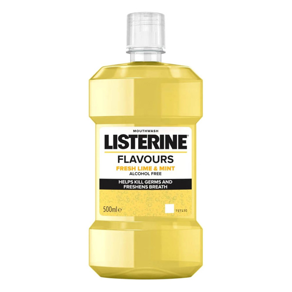 Listerine Στοματικό Διάλυμα 500ml - Fresh Lime & Mint