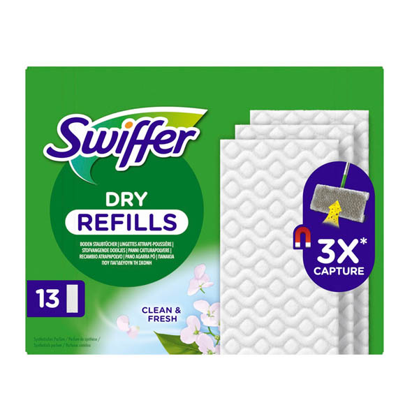 Swiffer Στεγνά Ανταλλακτικά Πανάκια 13τμχ