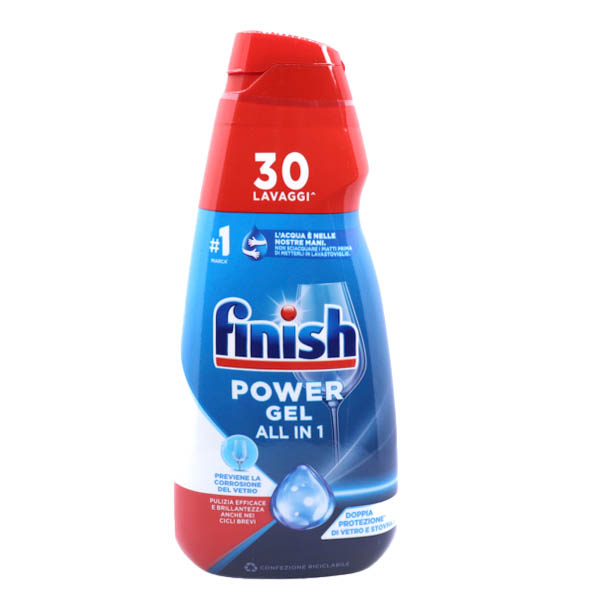 Finish Gel Πλυντηρίου Πιάτων 600ml (Λάμψη)