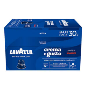 Caps Nespresso Crema Gusto Lavazza 30 Τεμάχια