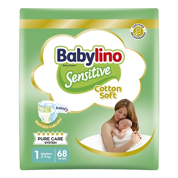 Babylino Πάνες Sensitive No1 (68τεμ.) (2-5kg)