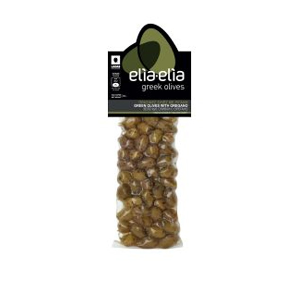 Λάδας Ελιές Πράσινες με Ρίγανη Vacuum 200gr