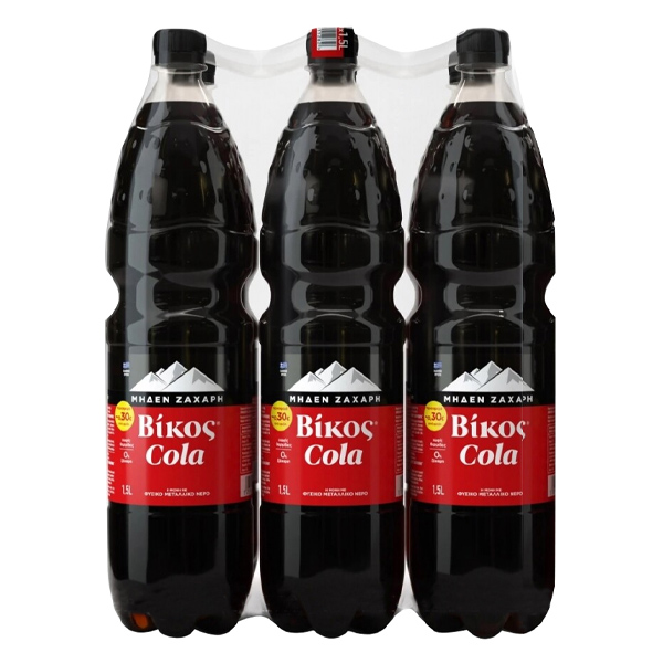 Βίκος Cola Zero (6x1,5lt)