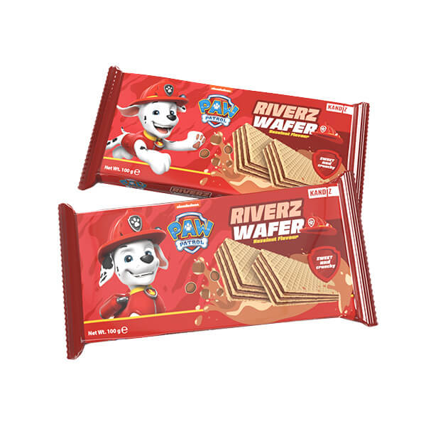 PAW PATROL Γκοφρέτα Πραλίνα Φουντουκιού 100gr