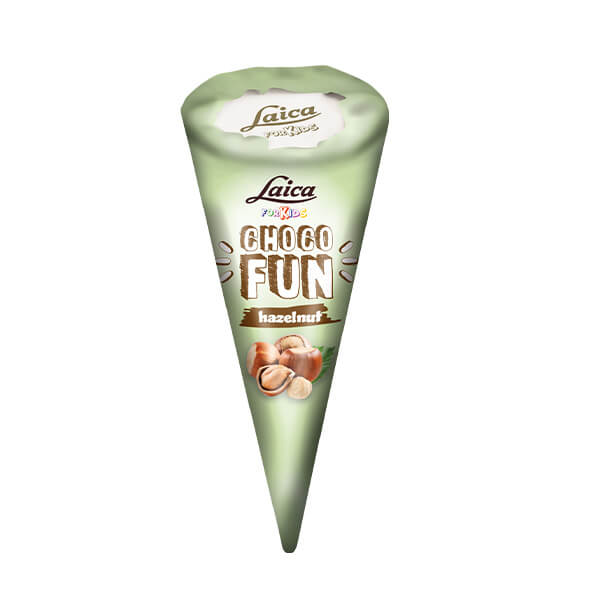 Laica Choco Fun Χωνάκια Πραλίνα Φουντουκιού 24x25gr