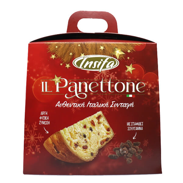 Panettone Insifa Σταφίδα 750gr