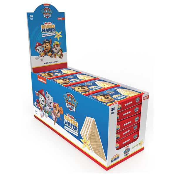 PAW PATROL Γκοφρέτα (24x40gr) Βανίλια