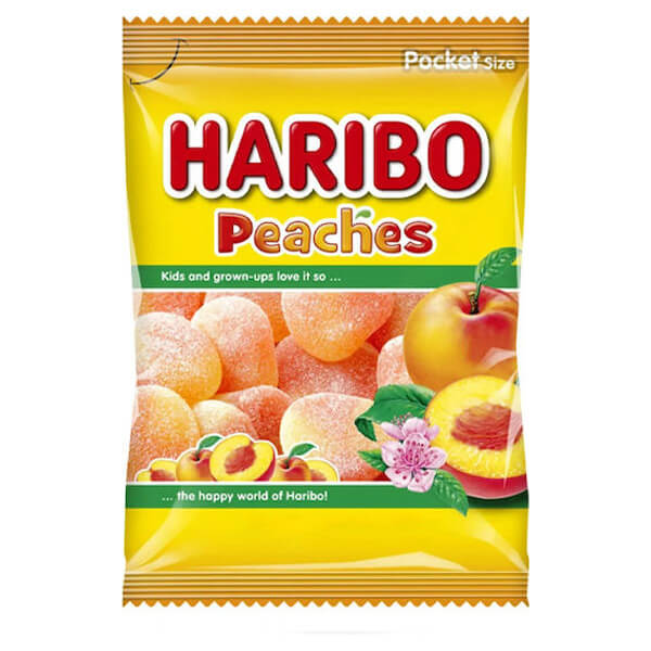 Haribo Ζαχαρωτά 80gr (Peaches)
