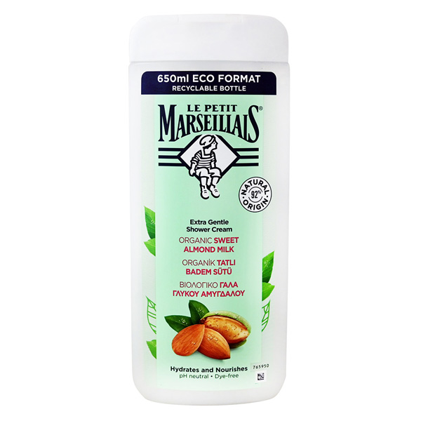 Le Petit Marseillais Αφρόλουτρο 650ml Γάλα Αμυγδάλου