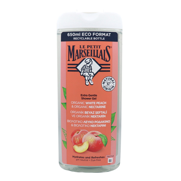 Le Petit Marseillais Αφρόλουτρο 650ml (Ροδάκινο & Νεκταρίνι)