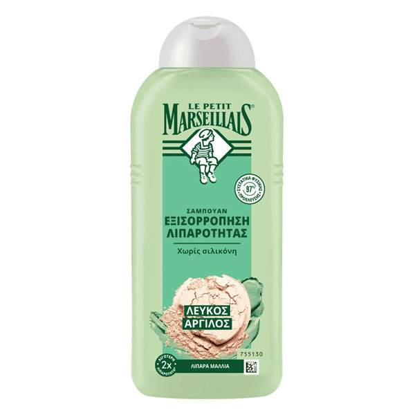 Le Petit Marseillais Σαμπουάν 300ml Λευκός Άργιλος
