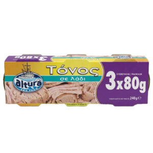 Altura Τόνος 3x80gr (Σε Ηλιέλαιο)