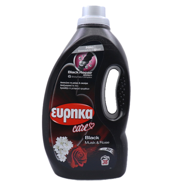 ΕΥΡΗΚΑ BLACK CARE 1,52lt 38μεζ. (MUSK & ROSE)