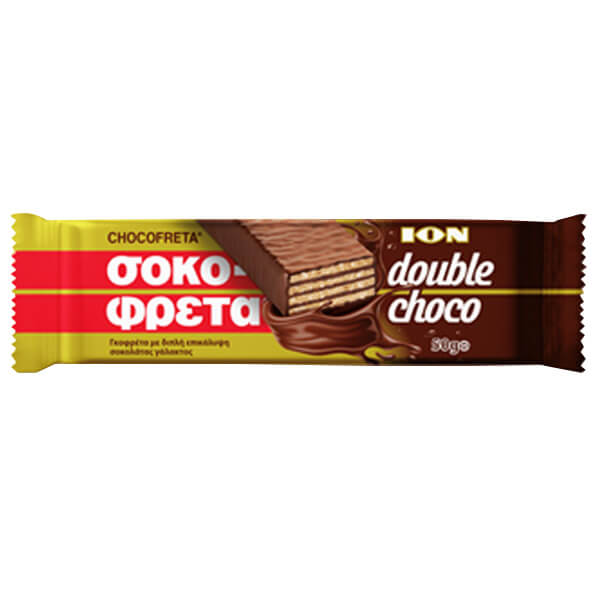 ΙΟΝ Σοκοφρέτα Double Choco 16x50gr