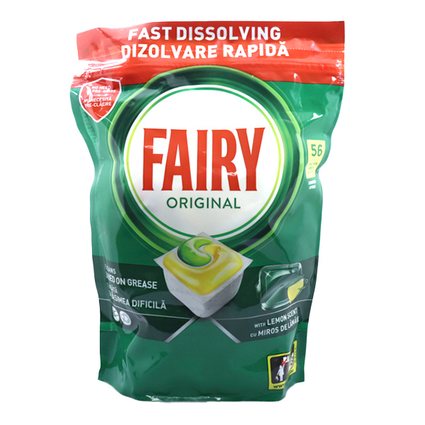 Fairy Caps Πλυντηρίου Πιάτων Original 56τεμ