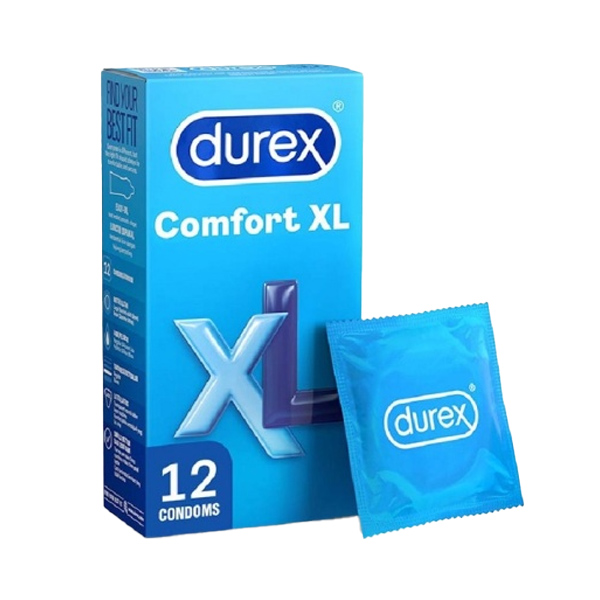 Durex Προφυλακτικά 12τεμ. Comfort XL