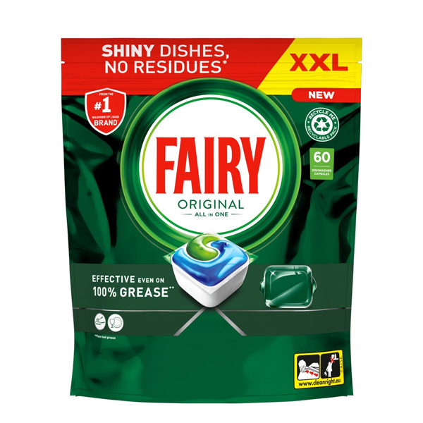 Fairy Caps Πλυντηρίου Πιάτων Original 60τεμ