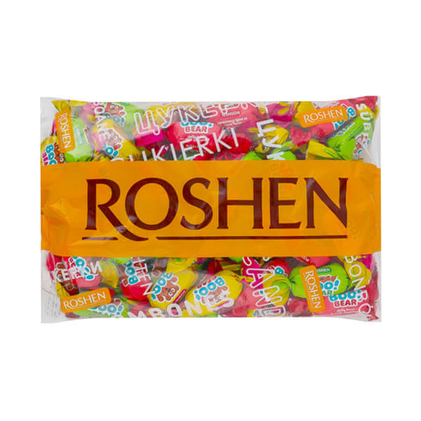 Roshen Boo! Bear Ζελεδάκια με Επικάλυψη Σοκολάτας Γάλακτος 1kg (3 Γεύσεις)