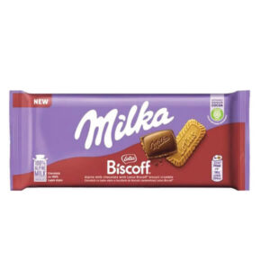 Milka Σοκολάτα 90gr (Lotus Biscoff)