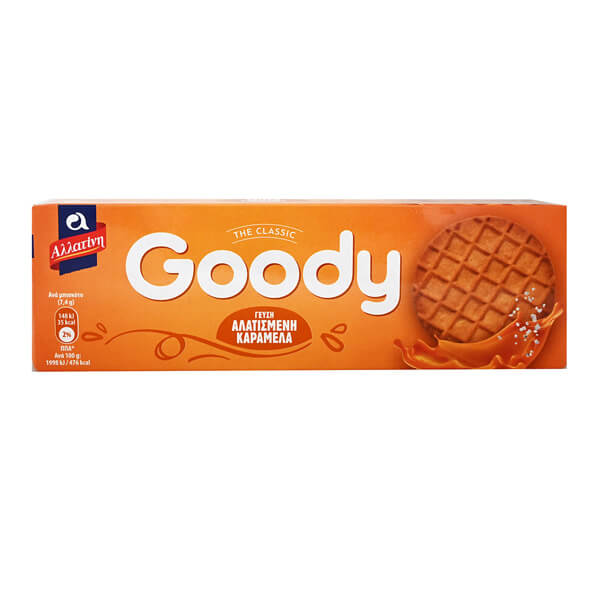 Αλλατίνη Goody Morning Μπισκότα Αλάτισμένη Καραμέλα 185gr