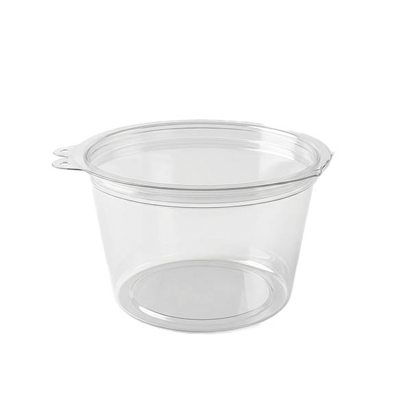 Κύπελλο Στρογγυλό Διαφανές Με Καπάκι 500ml (50τεμ.)
