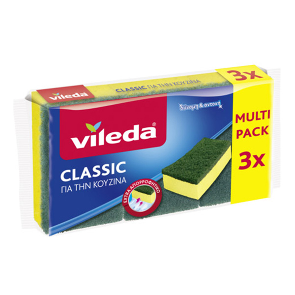 Vileda Σφουγγαράκι Classic (3τεμ.)