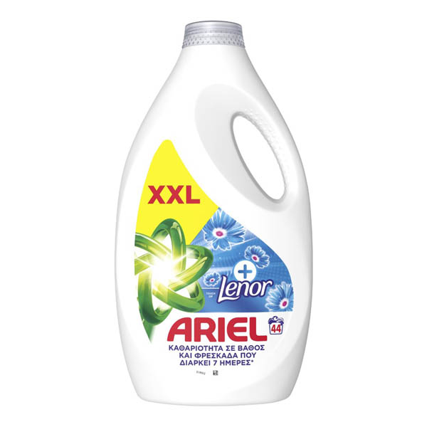 Ariel Υγρό Πλυντηρίου Ρούχων 44μεζ. (1,98lt) Touch Of Lenor